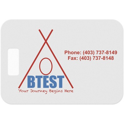 Flexible Cutting Board on FDA .030 clear plastic, with cut-out handle (7.625" x 11") Spot Colour